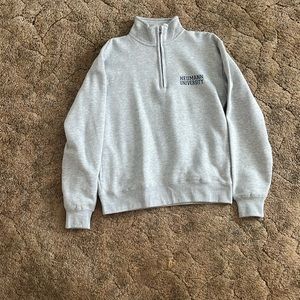 Gray Newman University Big Cotton crewneck sweatshirt size S